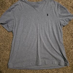 Polo Ralph Lauren Gray V-Neck Tee